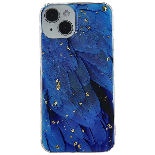 Gold Glam case for Samsung Galaxy A35 5G Blue 5907457743533