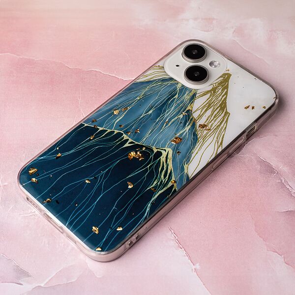 Gold Glam case for Samsung Galaxy S24 Plus Mountain 5907457743564