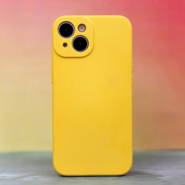 Silicon case for Samsung Galaxy A35 5G yellow 5907457755604