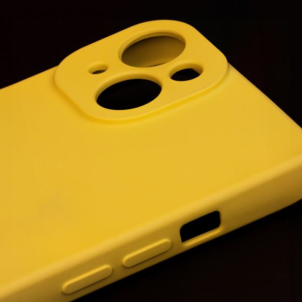 Silicon case for Motorola Moto G34 5G yellow 5907457755536