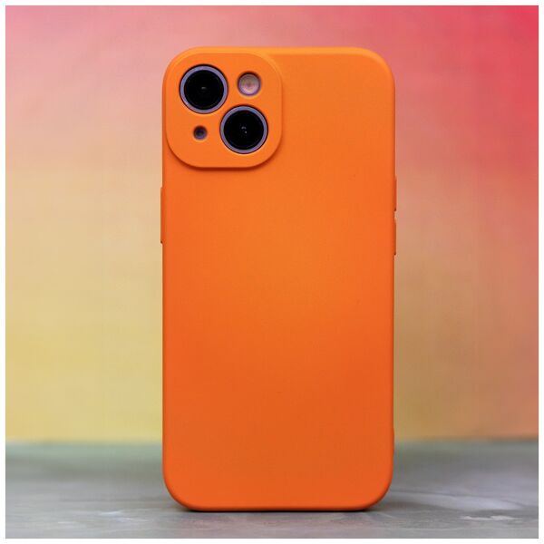 Silicon case for iPhone 13 6,1&quot; orange 5907457756311