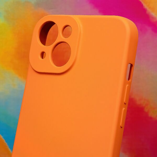 Silicon case for iPhone 13 6,1&quot; orange 5907457756311