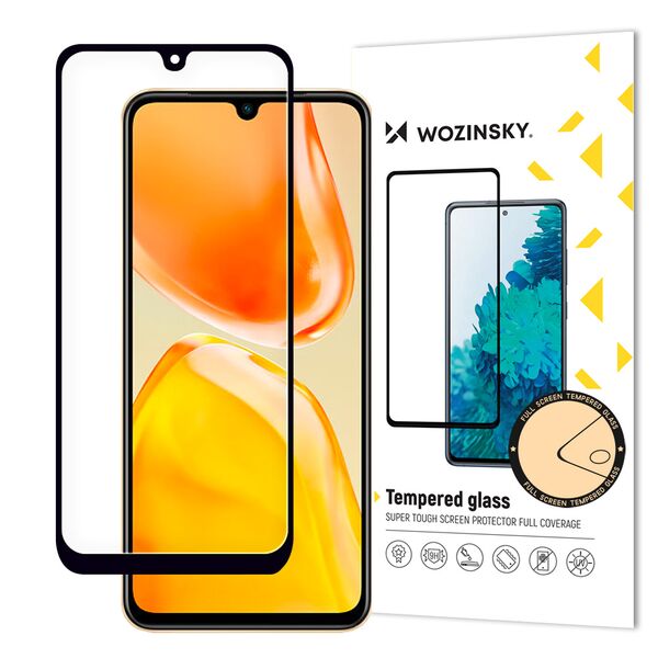 Wozinsky Full Glue Tempered Glass Vivo X80 Lite / V25 Full Screen with Frame black (case friendly)