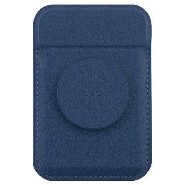 Magnetic Card MagSafe Wallet with Stand UNIQ Flixa navy blue 8886463687031