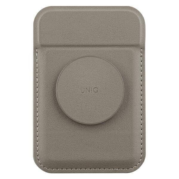 Magnetic Card MagSafe Wallet with Stand UNIQ Flixa grey 8886463687048