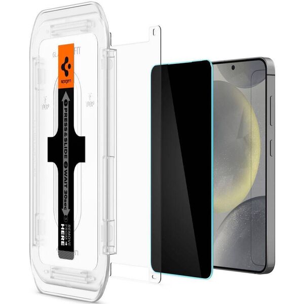 Tempered Glass SAMSUNG GALAXY S24 Spigen Glas.tr "EZ Fit" Privacy 2-pack 8809971225625