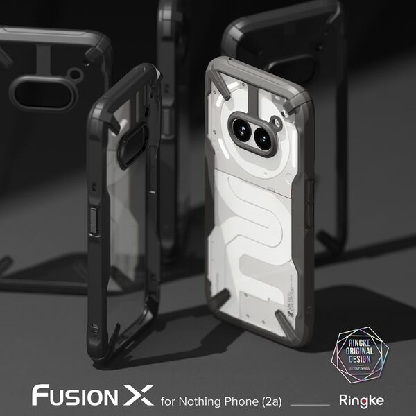 Ringke Husa pentru Nothing Phone (2a) - Ringke Fusion X - Black 8809961785955 έως 12 άτοκες Δόσεις