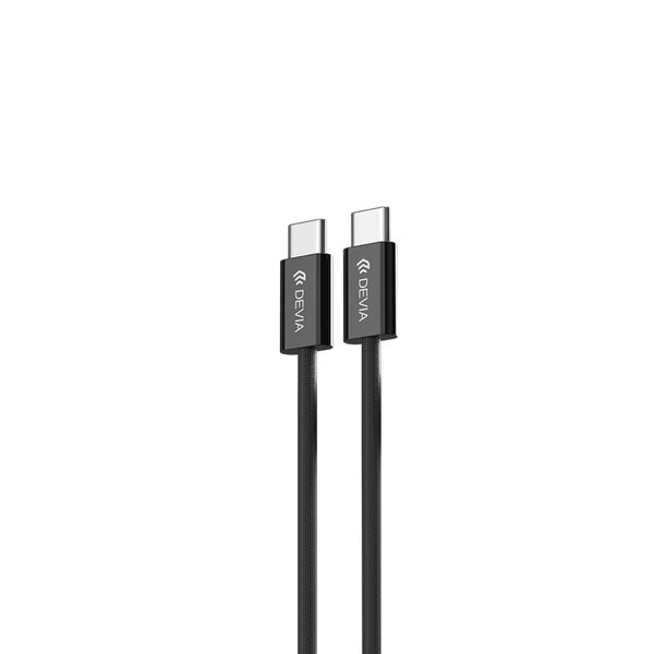 Devia cable Smart EC325 PD USB-C - USB-C 1,0 m 60W 3A black 6942297106154