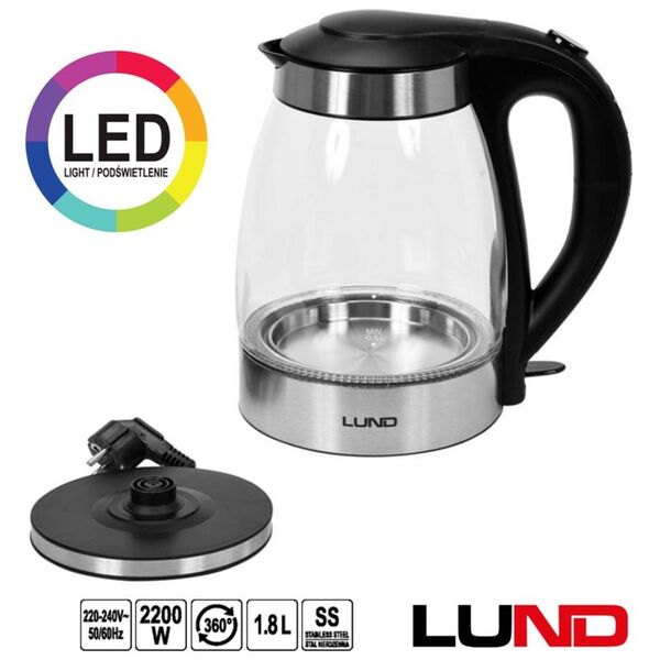 LUND ΒΡΑΣΤΗΡΑΣ 1,8LT LED LUND 68172 28068172 ΤΕΜΑΧΙΟ εως 12 άτοκες δόσεις