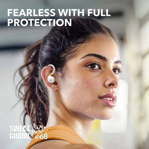 Anker Wireless Sports Headset, Bluetooth, Waterproof - Anker SoundCore X20 (A3968G21) - White 0194644187002 έως 12 άτοκες Δόσεις