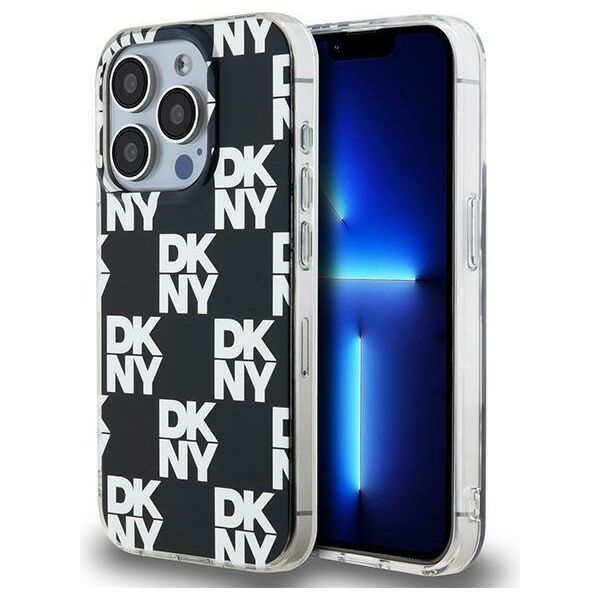 DKNY case for iPhone 15 Pro Max 6,7&quot; DKHCP15XHDLCEK czarna HC PC TPU checkered pattern 3666339268268