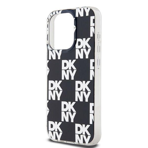 DKNY case for iPhone 15 Pro Max 6,7&quot; DKHCP15XHDLCEK czarna HC PC TPU checkered pattern 3666339268268