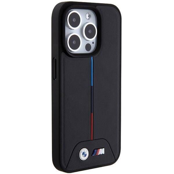 Original Case APPLE IPHONE 15 PRO BMW Quilted Tricolor MagSafe (Bmhmp15l22pvtk) black 3666339145767