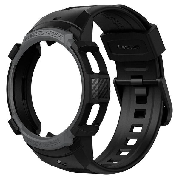 Strap for SAMSUNG GALAXY WATCH 4 CLASSIC (42MM) Spigen Rugged Armor "Pro" Charcoal Grey 8809811853131