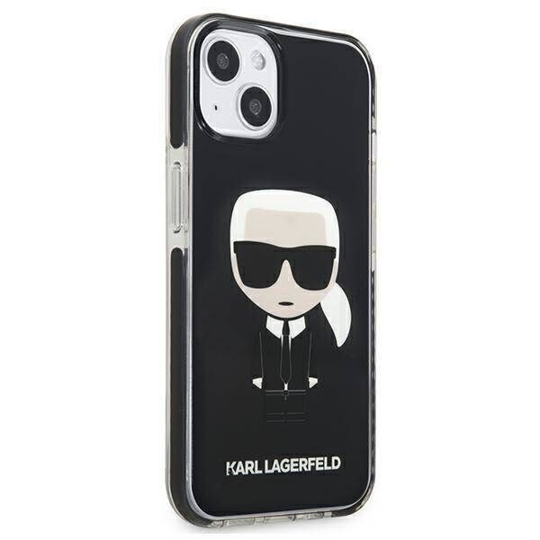 Original Case IPHONE 13 MINI Karl Lagerfeld Hardcase Iconik Karl (KLHCP13STPEIKK) black 3666339048402