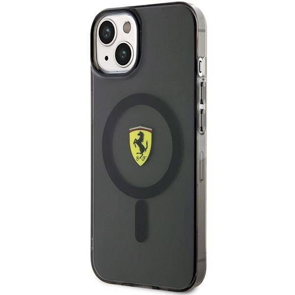 Original Case IPHONE 14 PLUS Ferrari Hardcase Translucent Magsafe (FEHMP14MURKK) black 3666339121068