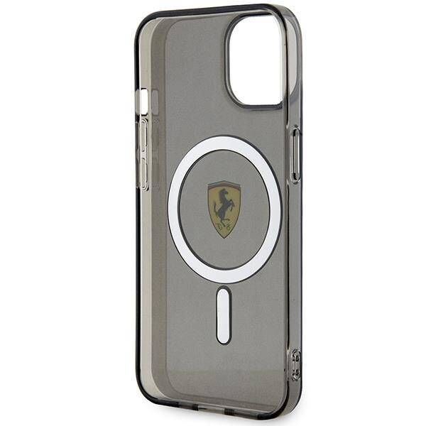 Original Case IPHONE 14 PLUS Ferrari Hardcase Translucent Magsafe (FEHMP14MURKK) black 3666339121068