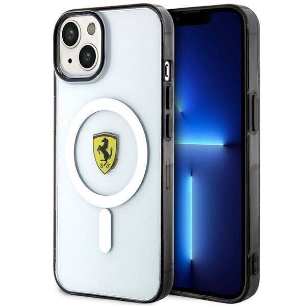 Original Case IPHONE 14 PLUS Ferrari Hardcase Outline Magsafe (FEHMP14MURKT) transparent 3666339121143