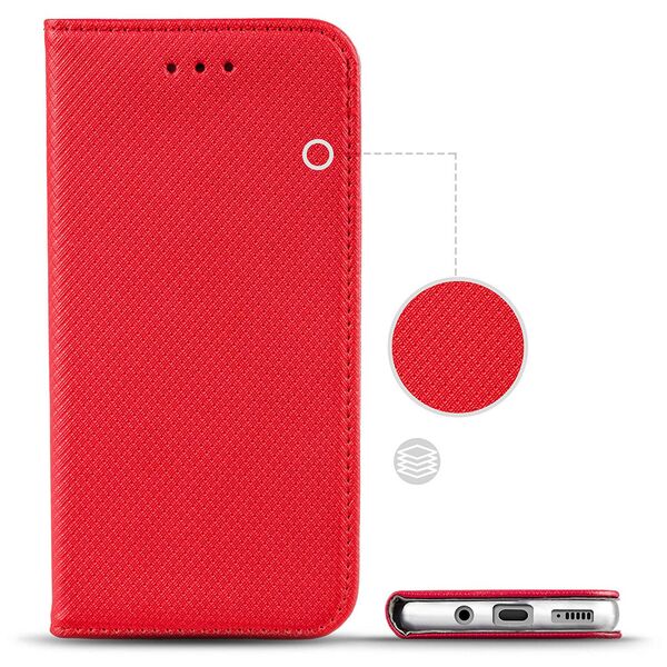 Case HUAWEI NOVA 10 Flip Magnet red 5900495031044