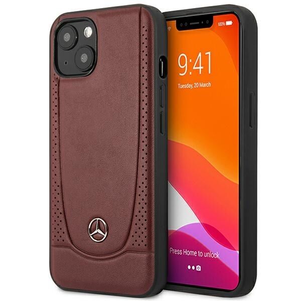 Mercedes MEHCP14SARMRE iPhone 14 6.1 &quot;red / red hardcase Leather Urban Bengale