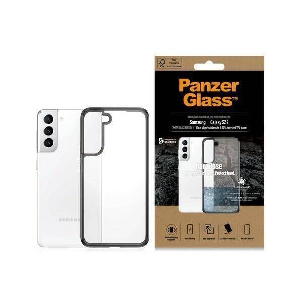 Case SAMSUNG GALAXY S22 PanzerGlass HardCase Antibacterial Military Grade Clear transparent 5711724003714