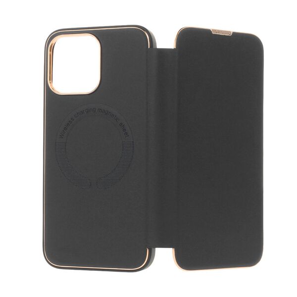 Smart Gold Frame Mag case for iPhone 12 / 12 Pro 6,1&quot; black 5900495139818