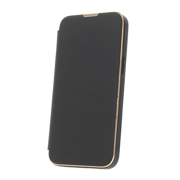 Smart Gold Frame Mag case for iPhone 13 / 14 6,1&quot; black 5900495140203