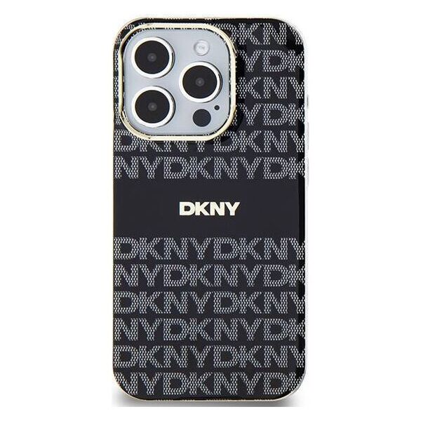 Original Case IPHONE 13 PRO MAX DKNY Hardcase IML Mono & Stripe MagSafe (DKHMP13XHRHSEK) black 3666339268046