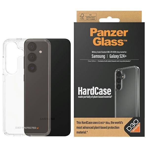 Case SAMSUNG GALAXY S24+ PanzerGlass HardCase 3x Military Grade 1211 transparent 5711724012112