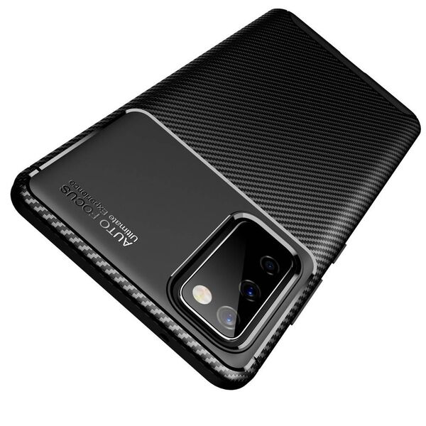 Samsung A726 Galaxy A72 5G (2020) Carbon Fiber ütésálló szilikon tok kék 5904161103639