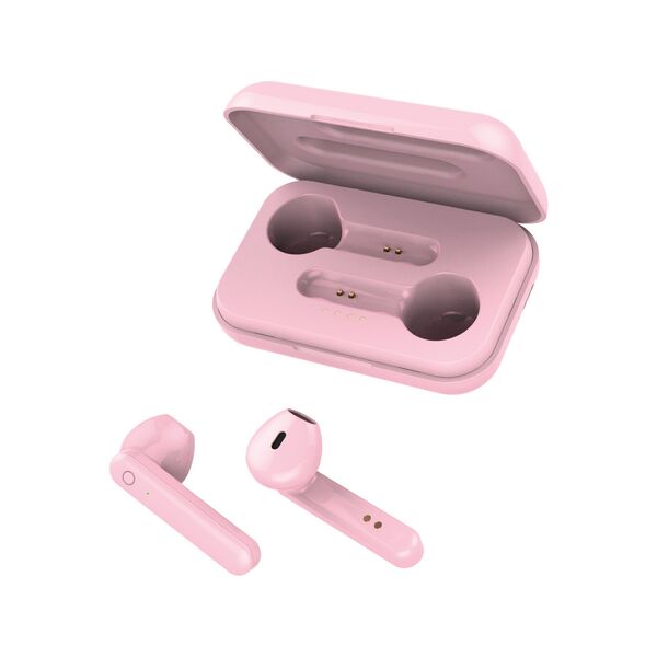 Forever TWE-110 Bluetooth 5.1 sztereó TWS headset beépített mikrofonnal pink 5900495973955