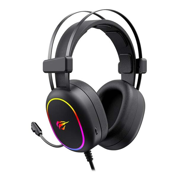 Gaming Headphones Havit GAMENOTE H2016D RGB USB+3.5mm 6939119026219