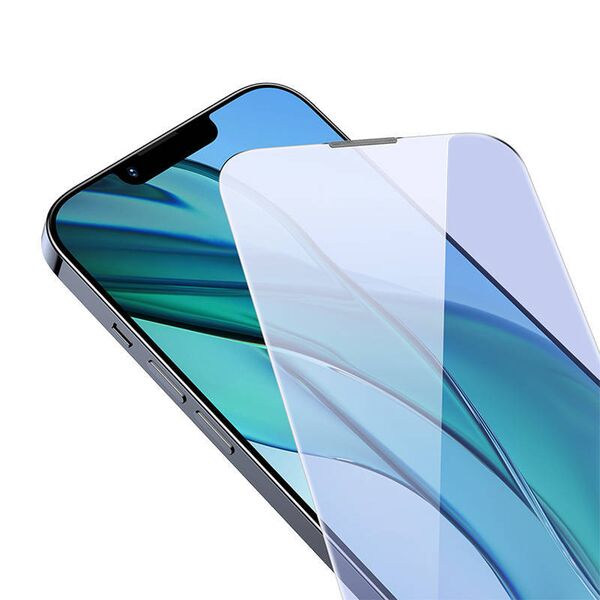 Baseus Crystal Tempered Glass Anti-blue light and Dust-proof 0.3mm for iPhone 14 Plus/13 Pro Max (2pcs) 6932172615741