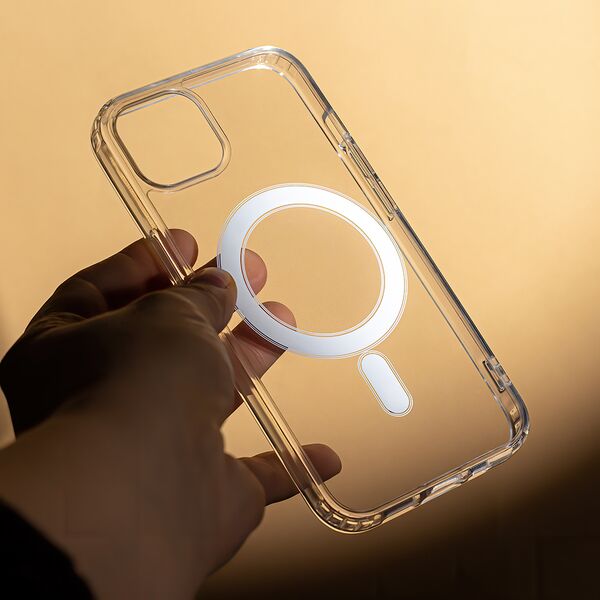 Anti Shock 1,5 mm Mag case for iPhone 16 Pro 6,3&quot; transparent camera protection 5907457785427