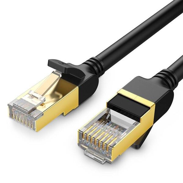 UGREEN NW107 Ethernet RJ45 Round network cable, Cat.7, STP, 5m (Black) 6957303882717