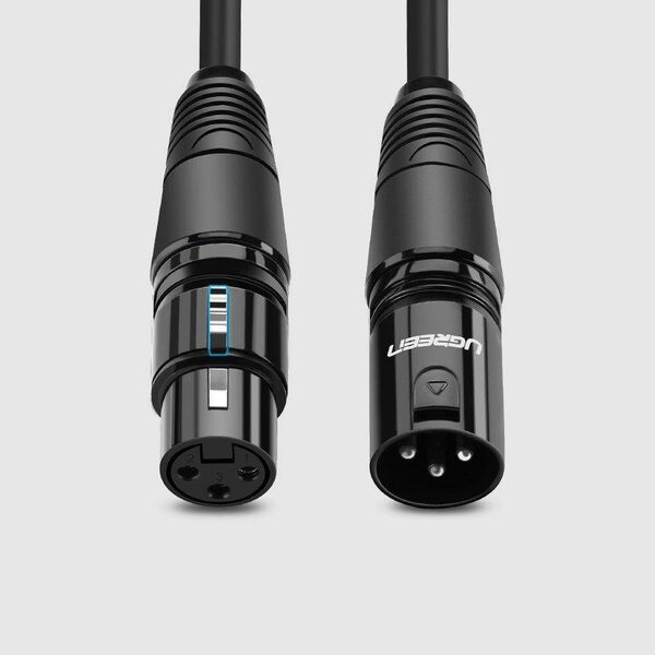 UGREEN AV130 XLR female to XLR male cable - 10m (black) 6957303827145