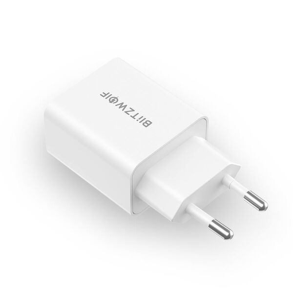 Wall Charger Blitzwolf BW-S20, USB, USB-C, 20W (white) 5907489606998