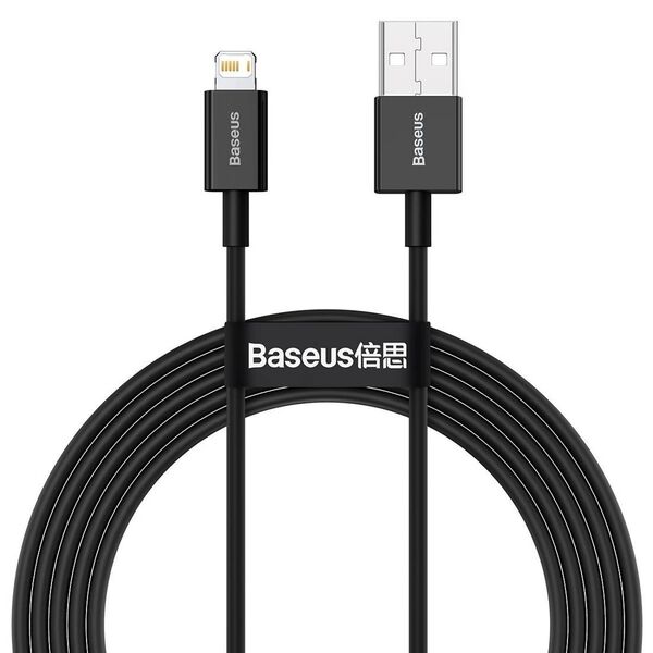 Baseus Superior Series Cable USB to iP 2.4A 2m (black) 6953156205451