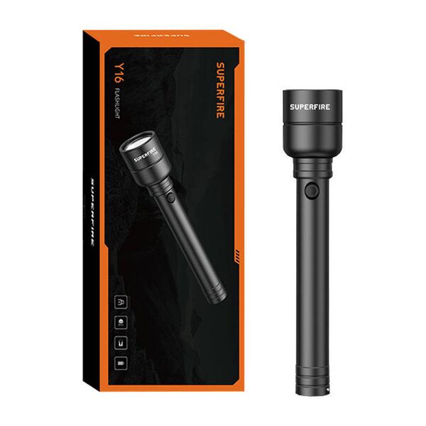 Superfire flashlight Y16, 1700lm, USB-C 6956362941373