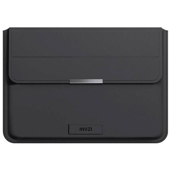 INVZI Leather Case / Cover with Stand Function for MacBook Pro/Air 15"/16" (Black) 754418838495