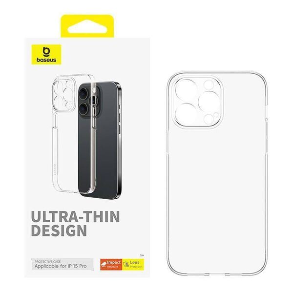 Case APPLE IPHONE 15 PRO Baseus OS-Lucent Series transparent 6932172641009