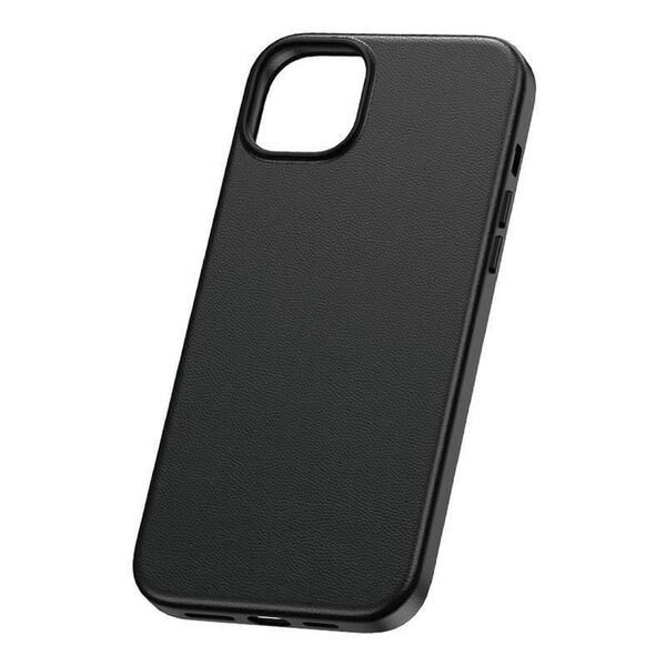 Case APPLE IPHONE 15 PLUS Baseus Fauxther Series black 6932172641153