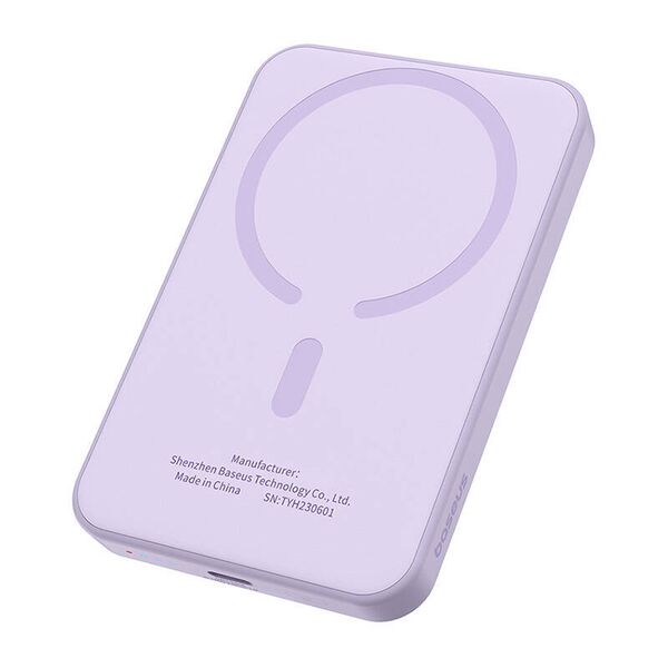 Magnetic Mini Powerbank Baseus 5000mAh 20W (purple) 6932172636203