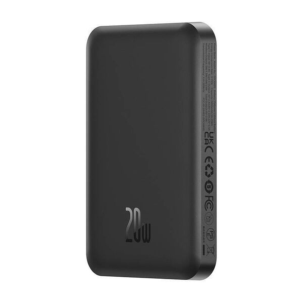 Magnetic Mini Powerbank Baseus 5000mAh 20W (black) 6932172636234