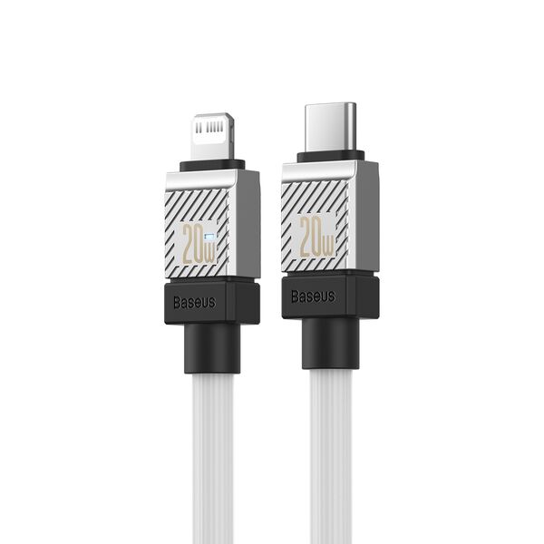 Baseus cable CoolPlay USB-C - Lightning 2m 20W white 6932172626617