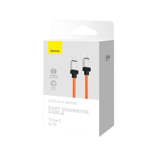 Baseus cable CoolPlay USB-C - Lightning 2m 20W orange 6932172626631