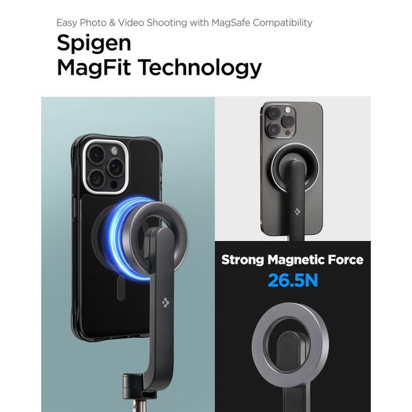 Spigen Magsafe Bluetooth selfie stick tripod S570W black 8809896747110