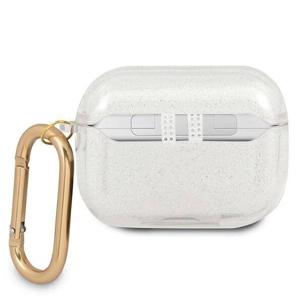 Case APPLE AIRPODS PRO Guess Glitter Collection (GUAPUCG4GT) transparent 3666339009915