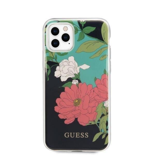 Original Case IPHONE 11 PRO Guess N°1 Flower Collection (GUHCN58IMLFL01) black 3700740475508