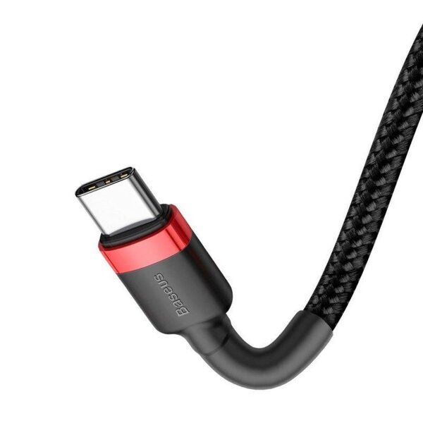 Baseus Cafule Cable USB-C PD 2.0 QC 3.0 60W 2m (Black+Red) 6953156285248